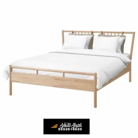 تركيب سرير ايكيا الخشب